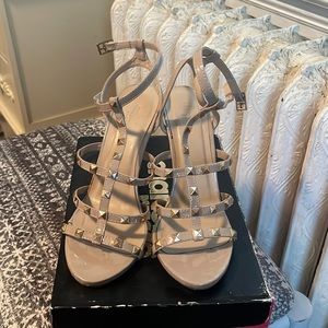 Studded Nude Heels